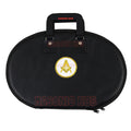 Masonic Square & Compass Chain Collar Case Soft Padded Lining + Hand Made Logo Masonic Hub