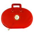 Masonic Heroines of Jericho Women's Chain Collar Case, Soft Padded Lining [RED] Masonic Hub
