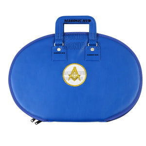 Masonic Square & Compass Chain Collar Case Soft Padded Lining + Hand Made Logo Masonic Hub