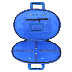 Masonic Square & Compass Chain Collar Case Soft Padded Lining + Hand Made Logo Masonic Hub