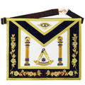Masonic Past Master Mason 100% Lambskin Apron – Handmade &amp; Gold Bullion Embroidered Masonic Hub