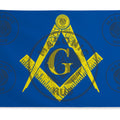 Master Mason Blue Lodge Flag – Custom Square & Compass Banner Masonic Hub