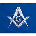 Master Mason Blue Lodge Flag – Custom Square & Compass Banner Masonic Hub