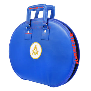 Masonic Square & Compass Chain Collar Case Soft Padded Lining + Hand Made Logo Masonic Hub