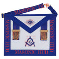 Masonic Regalia Master Mason Lambskin Apron with All-Seeing Eye Emblem Masonic Hub