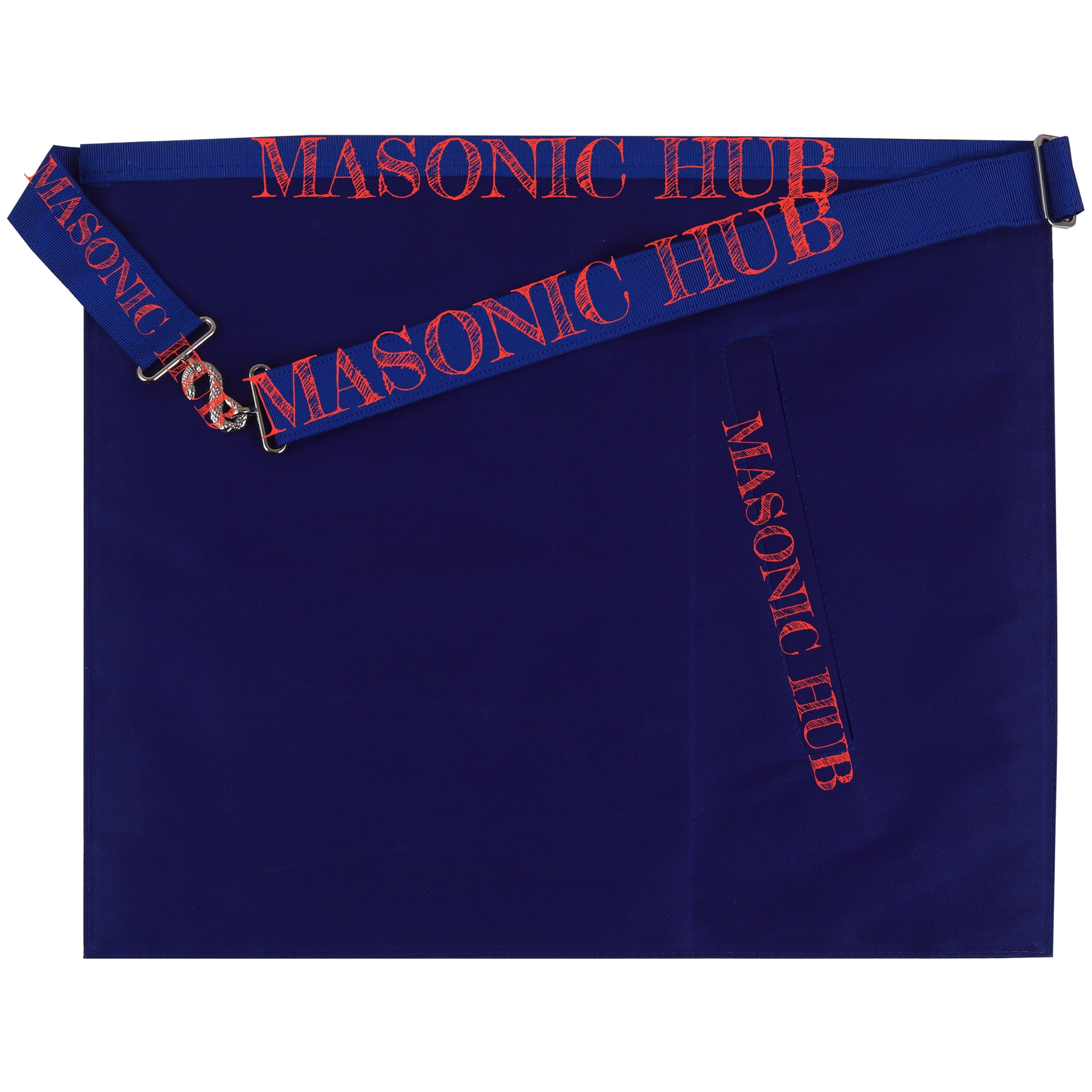 Masonic Master Mason Lambskin Apron Third Degree Blue Silk Embroidery Freemason My Store