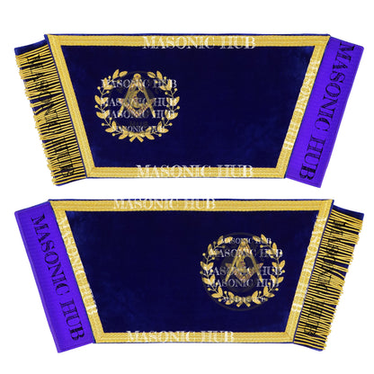 Masonic Grand Lodge Junior Deacon Regalia Set – Hand Embroidered Lambskin Apron