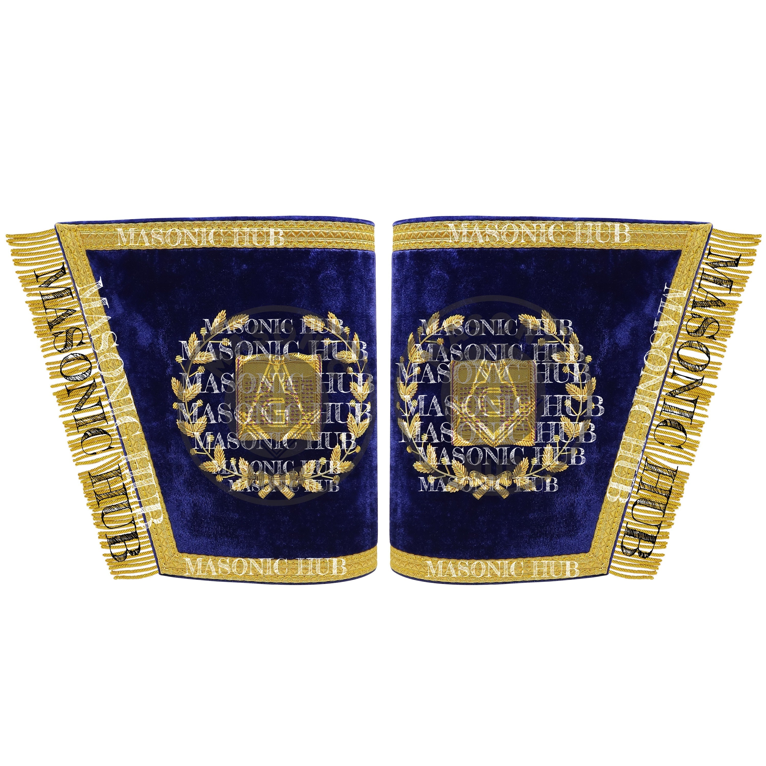 Masonic Grand Lodge Lecturer Regalia Set – Hand Embroidered Lambskin Apron Masonic Hub