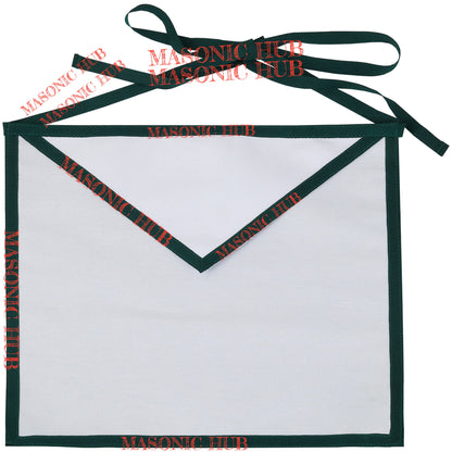 Allied Masonic Degree (AMD) Member Apron – White Cotton Duck Cloth