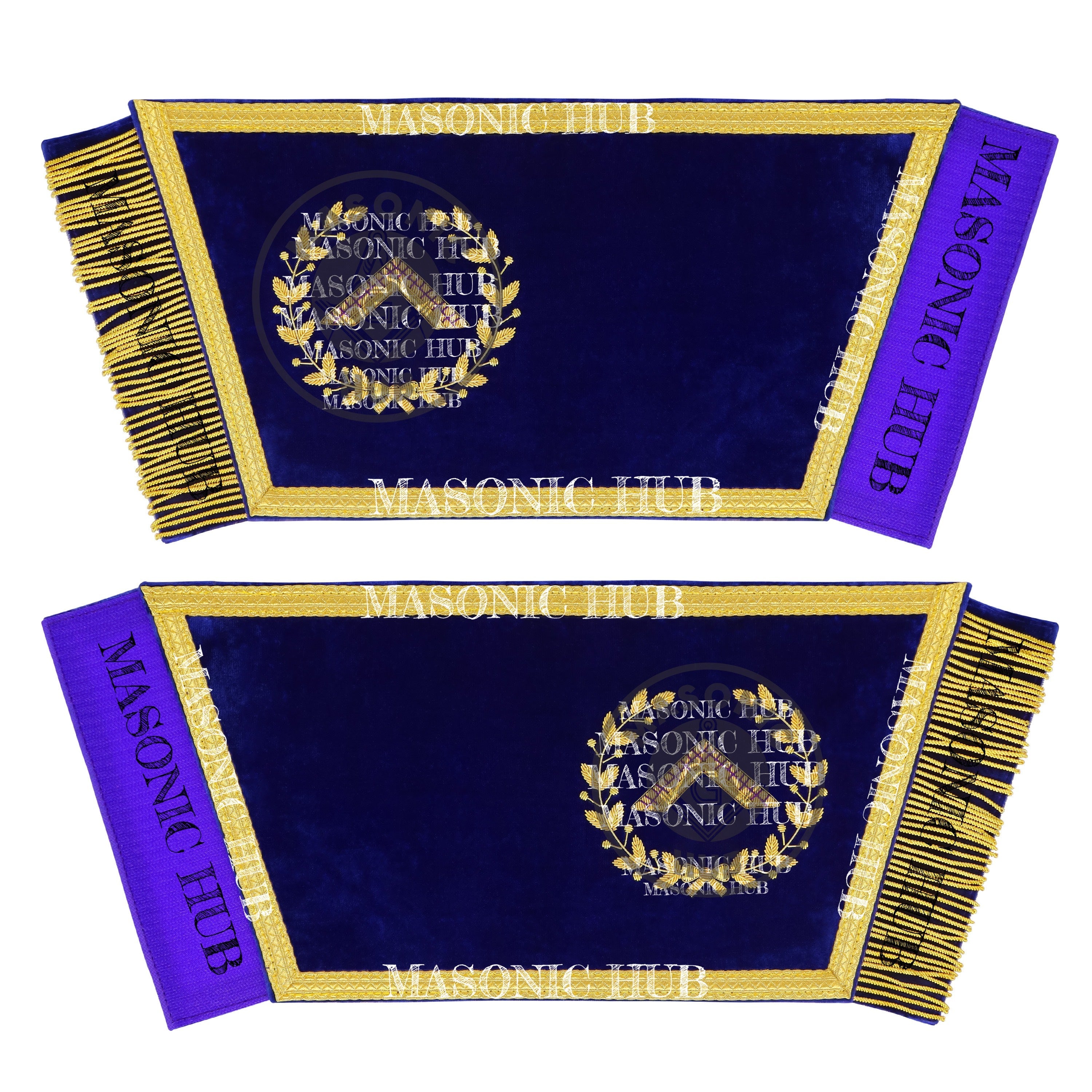 Masonic Grand Lodge Worshipful Master Regalia Set – Hand Made Lambskin Apron Masonic Hub