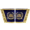 Masonic Grand Lodge Chaplain Officer Cuffs Set – Hand Embroidered Gold Bullion Masonic Hub
