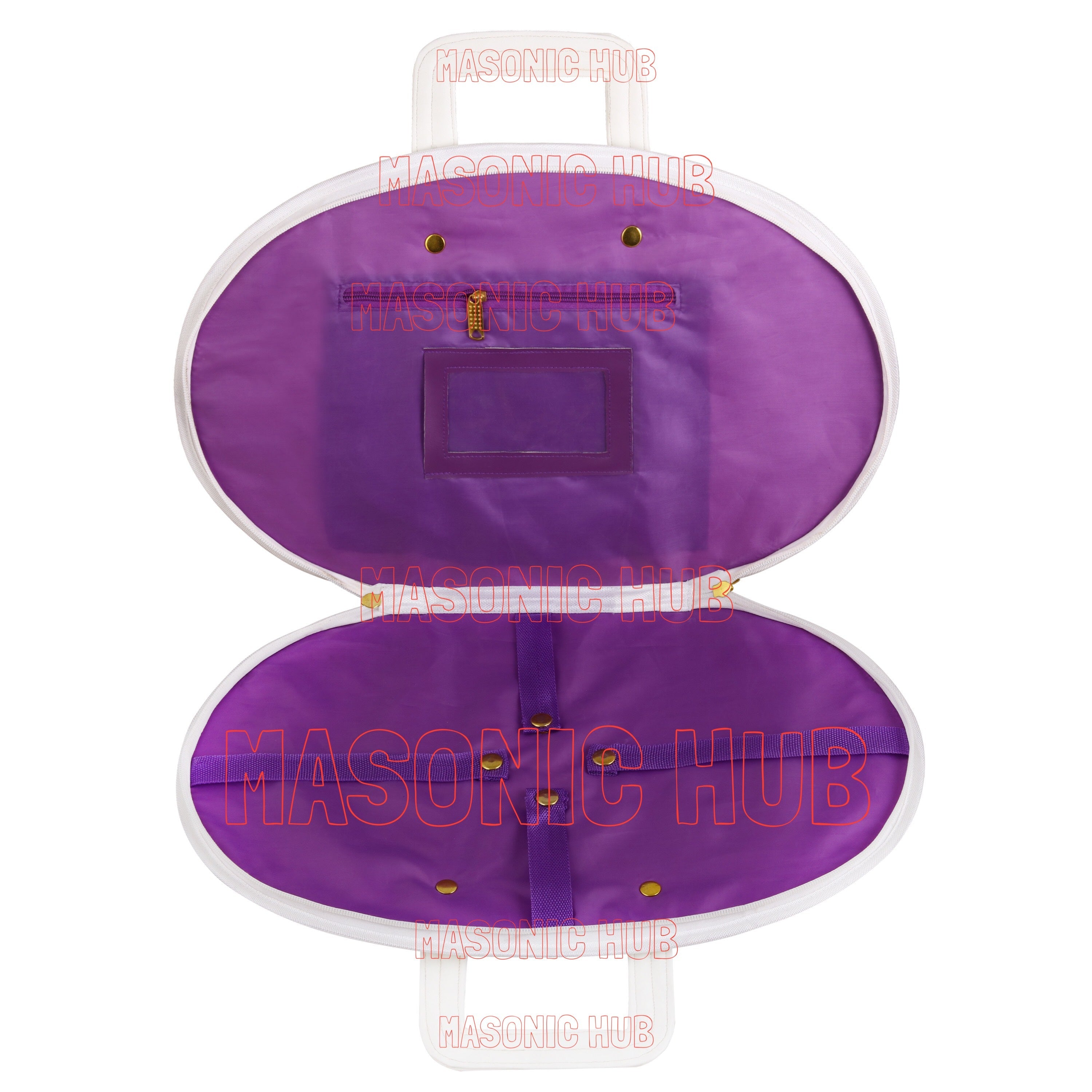 Handcrafted Masonic OES Chain Collar Case Soft Padded Lining With Hand Made Logo Masonic Hub