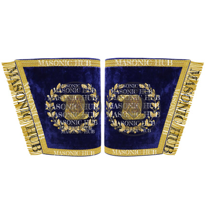 Masonic Grand Lodge Orator Regalia Set – Hand Embroidered Lambskin Apron