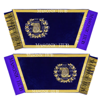Masonic Grand Lodge Orator Regalia Set – Hand Embroidered Lambskin Apron