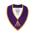 Masonic Master Mason Collar – Purple Velvet Blue Lodge Officer Freemason Regalia Masonic Hub