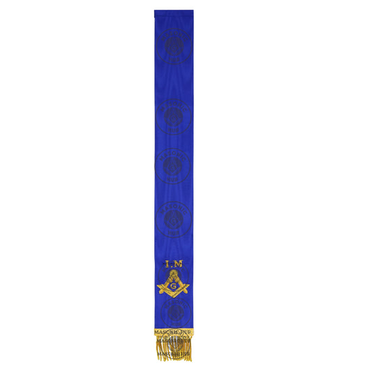 Installed Master (I.M.) Masonic Bible Marker – Hand Embroidered Square & Compass