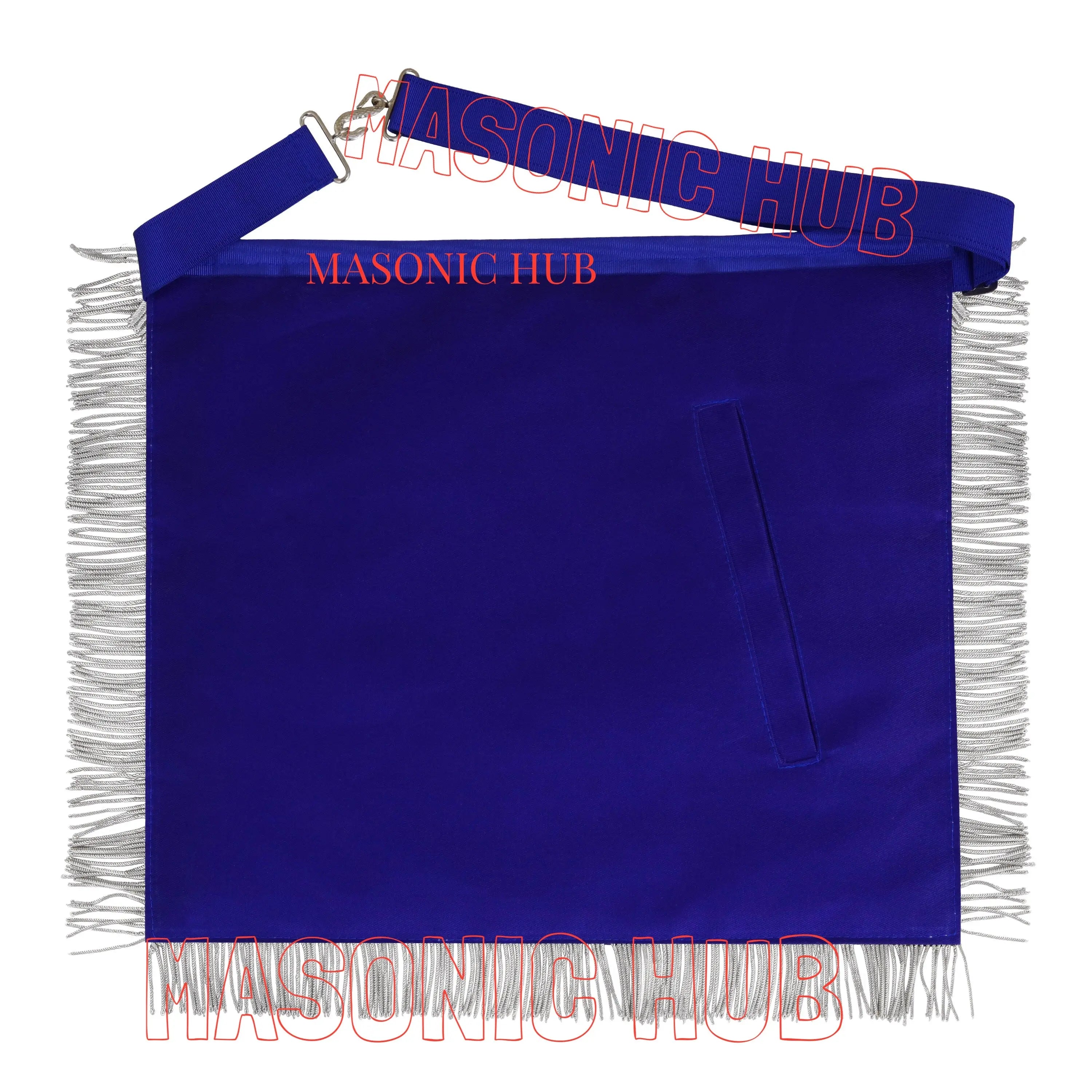 Masonic Worshipful Master Apron – 100% Lambskin with Chain Collar &amp; Free Jewel Masonic Hub