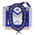 Masonic Worshipful Master Apron – 100% Lambskin with Chain Collar &amp; Free Jewel Masonic Hub