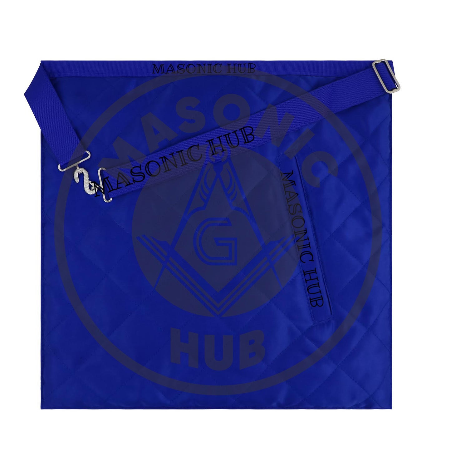 Masonic Texas Regulation Marshal Officer Apron with Eye - Handcrafted