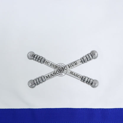 Masonic Texas Regulation Marshal Officer Apron with Eye - Handcrafted