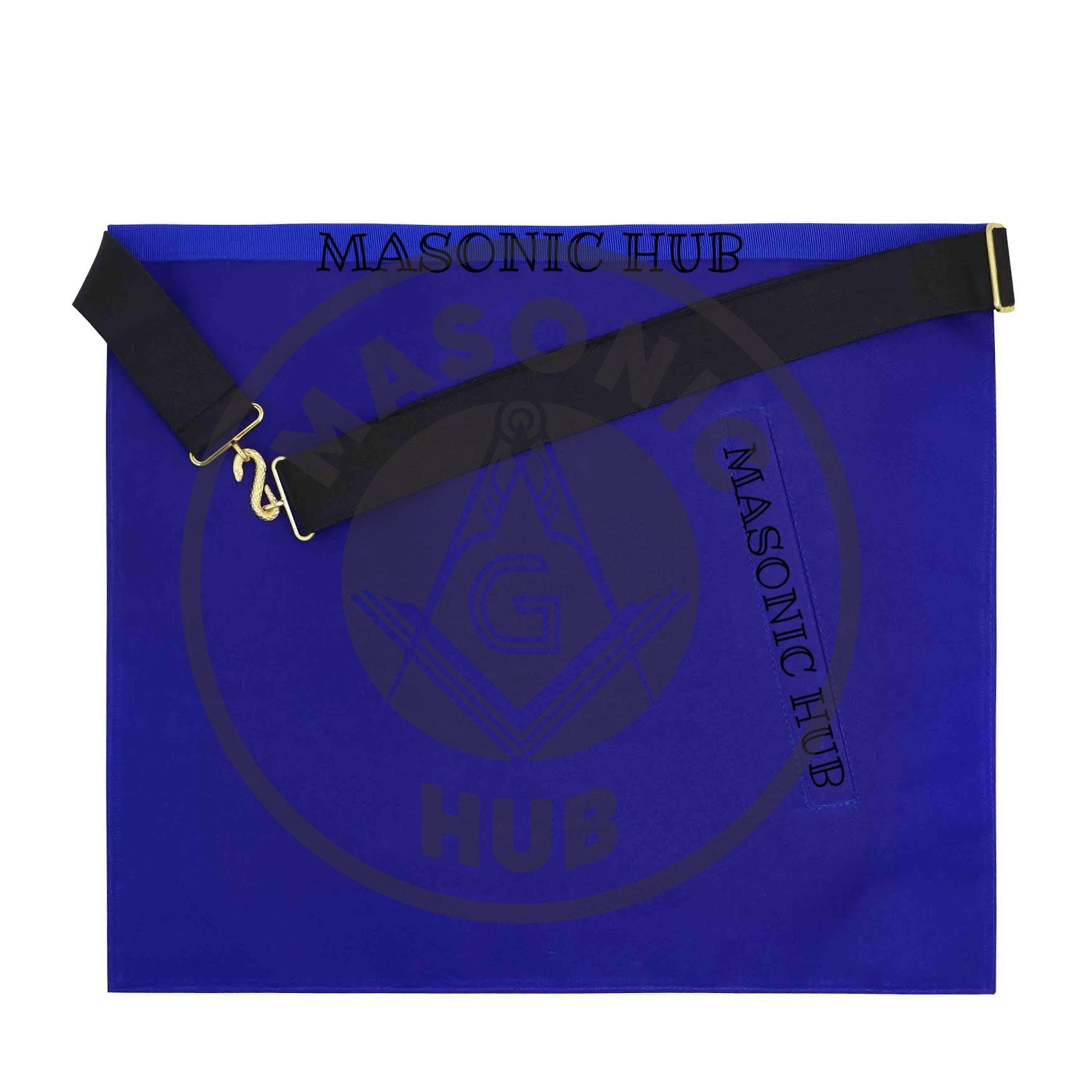 Past Master Masonic Apron Compass & Quadrant with Sun Emblem Machine Embroidery Masonic Hub