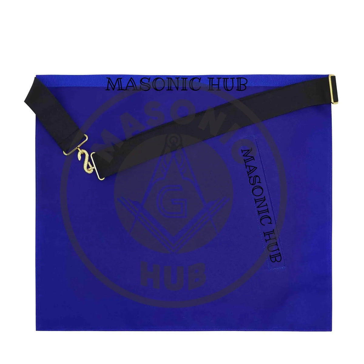 Masonic Past Master Apron – Freemason Blue Lodge Regalia with Machine Embroidery Masonic Hub