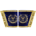 Masonic Grand Lodge Secretary Cuffs Set – Hand Embroidered Gold Bullion Masonic Hub
