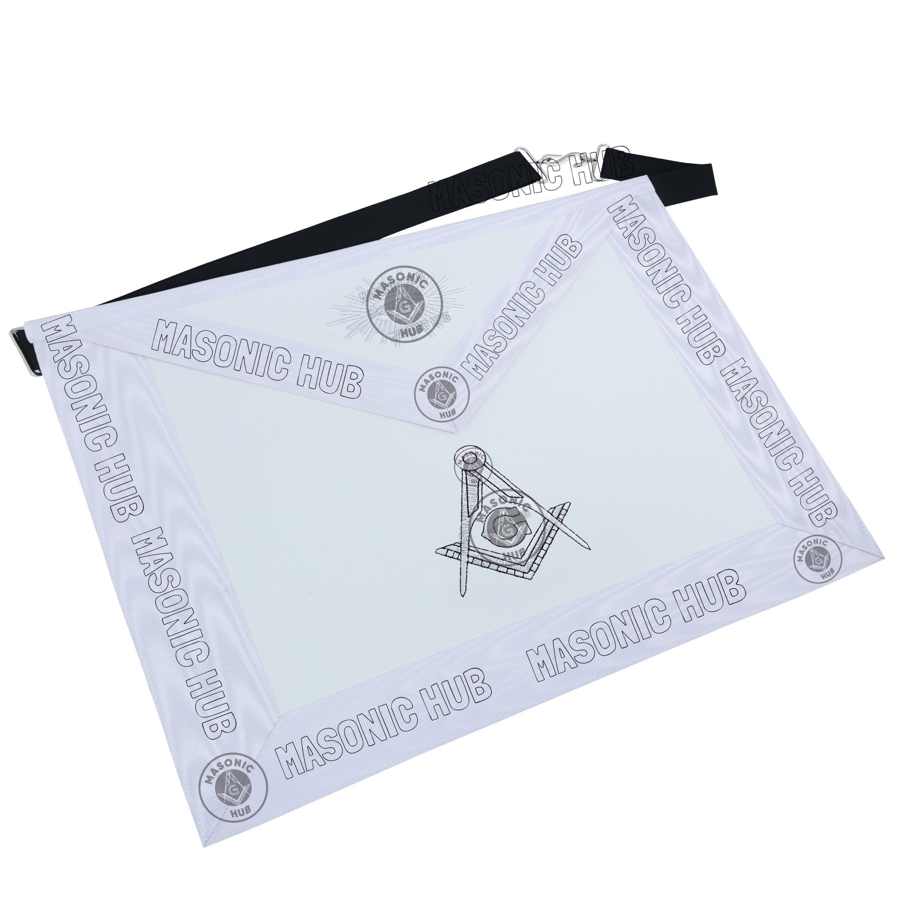 Masonic Regalia Aprons Master Mason Apron Blue Lodge With Embroidery 14"x16" Masonic Hub