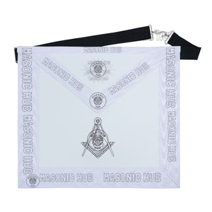 Masonic Regalia Aprons Master Mason Apron Blue Lodge With Embroidery 14"x16" Masonic Hub
