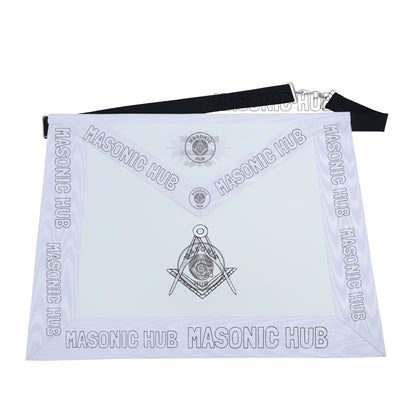 Masonic Regalia Aprons Master Mason Apron Blue Lodge With Embroidery 14"x16"