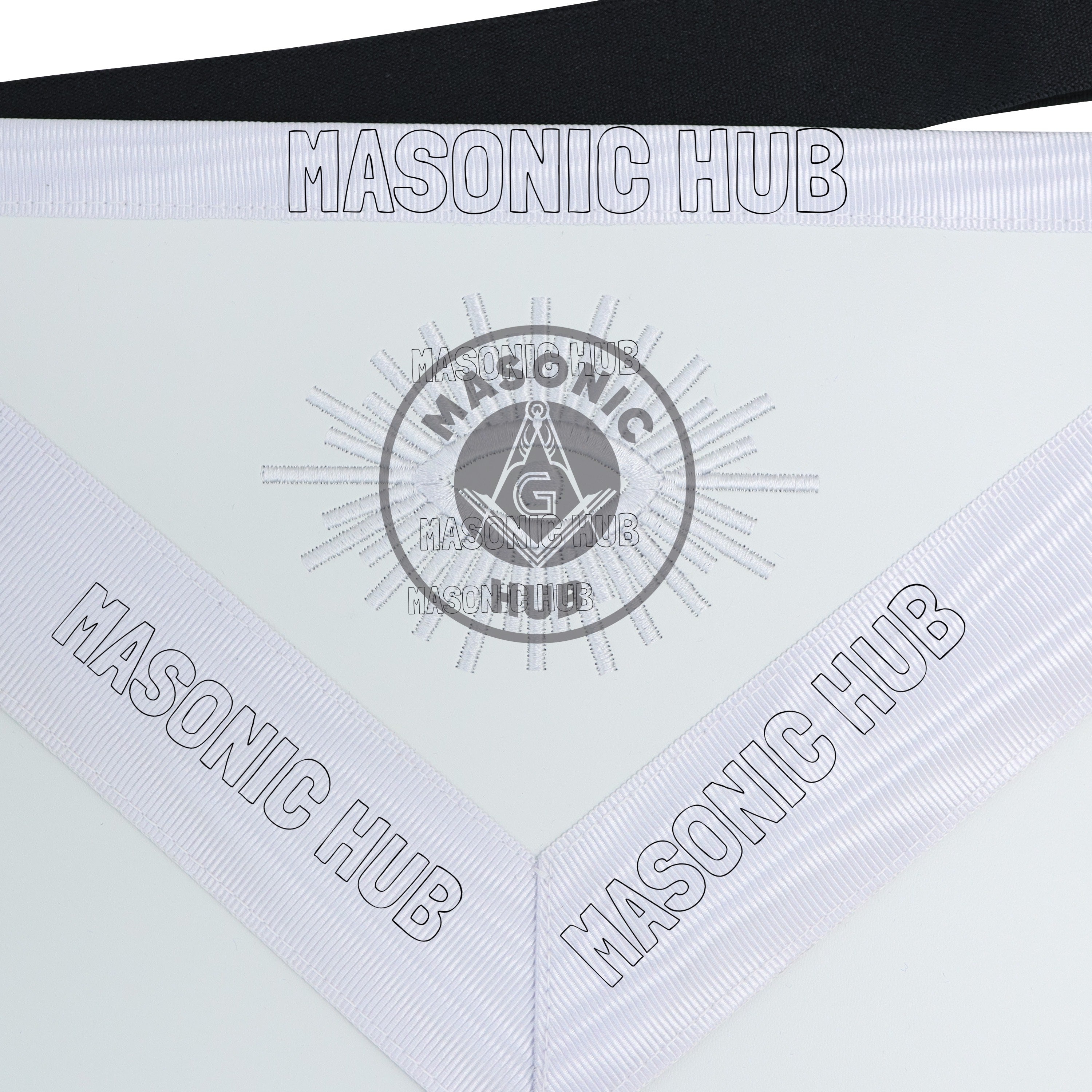Masonic Regalia Aprons Master Mason Apron Blue Lodge With Embroidery 14"x16" Masonic Hub