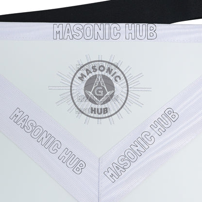 Masonic Regalia Aprons Master Mason Apron Blue Lodge With Embroidery 14"x16"