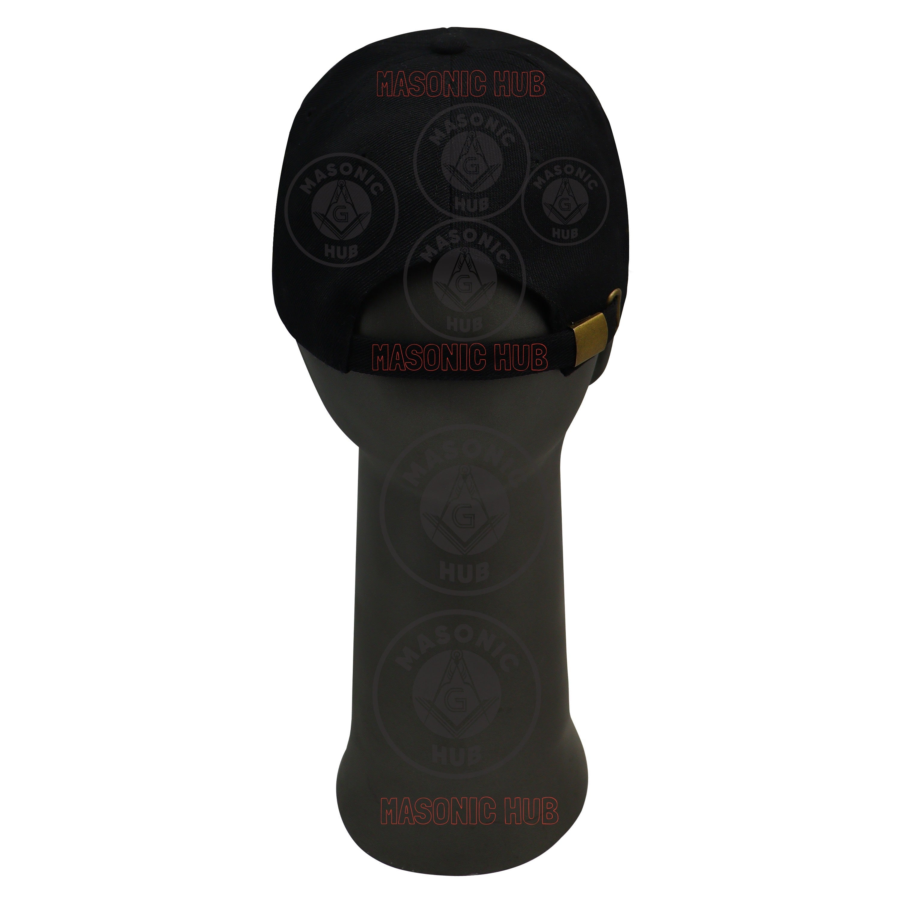 Masonic Shriner Black Cap – Handcrafted with Lotus Emblem, Rhinestones & Bullion My Store