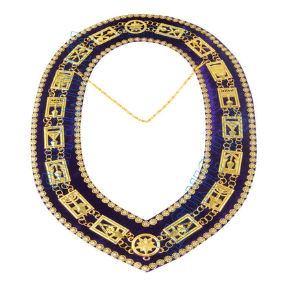 Masonic Regalia Cryptic Mason Royal & Select Master Chain Collar With  Rhinestones