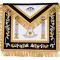 Masonic Past Master Apron – 100% Lambskin, Handcrafted with Gold & Silver Bullion Embroidery Masonic Hub