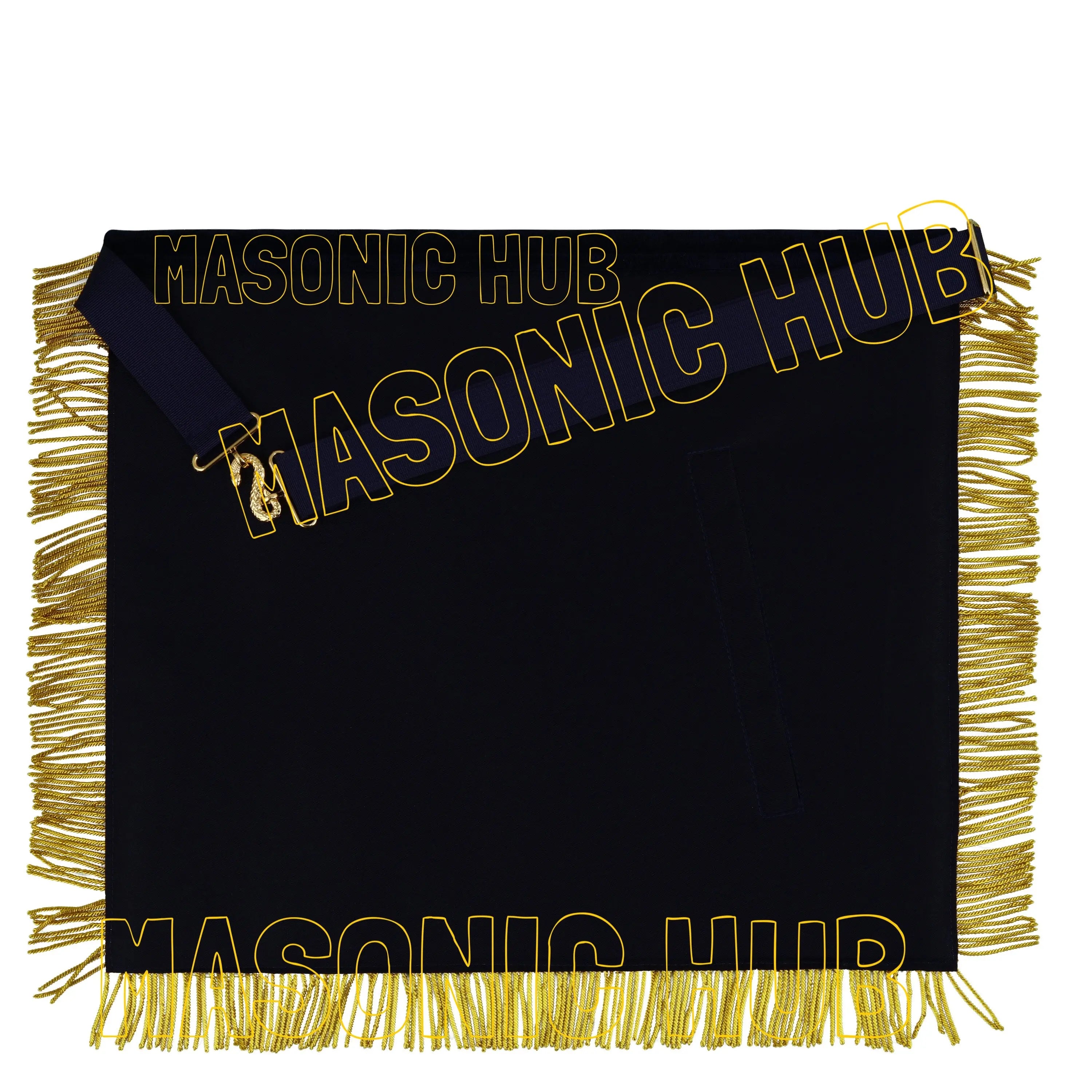 Masonic Past Master 100% Lambskin Apron – Hand-Embroidered Gold &amp; Silver Bullion Masonic Hub