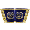 Masonic Grand Lodge Treasurer Cuffs Set – Hand Embroidered Gold Bullion Masonic Hub
