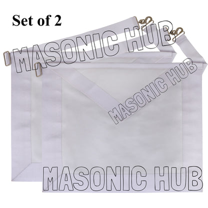 Masonic Candidate / Entered Apprentice Apron – All White