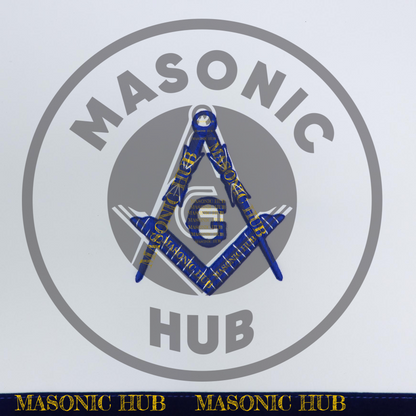 Texas Regulation Masonic Officer Apron Set – Blue Lodge Regalia (11 Pieces)