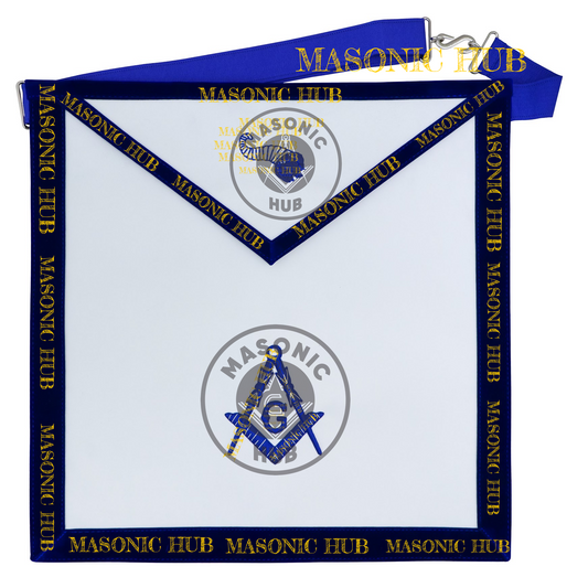 Freemason Junior Steward Apron – Texas Regulation Blue Lodge Officer Apron