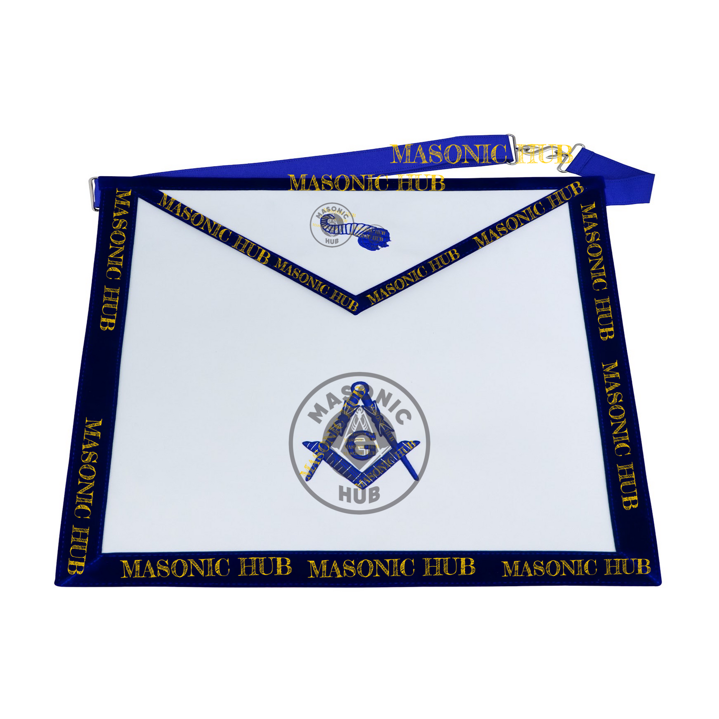 Freemason Junior Steward Apron – Texas Regulation Blue Lodge Officer Apron