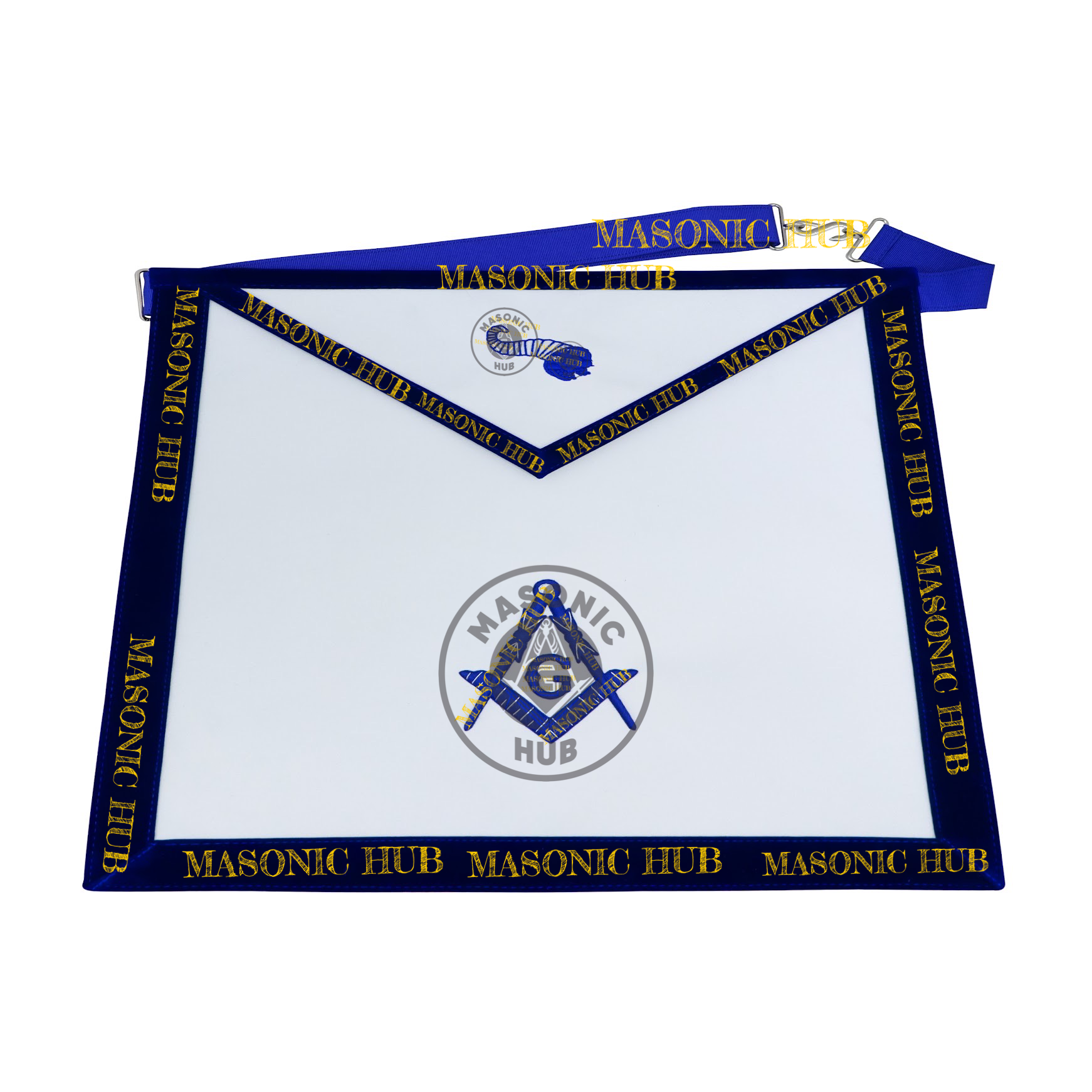 Freemason Junior Steward Apron – Texas Regulation Blue Lodge Officer Apron Masonic Hub