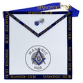 Freemason Senior Steward Apron – Texas Regulation Blue Lodge Officer Apron Masonic Hub