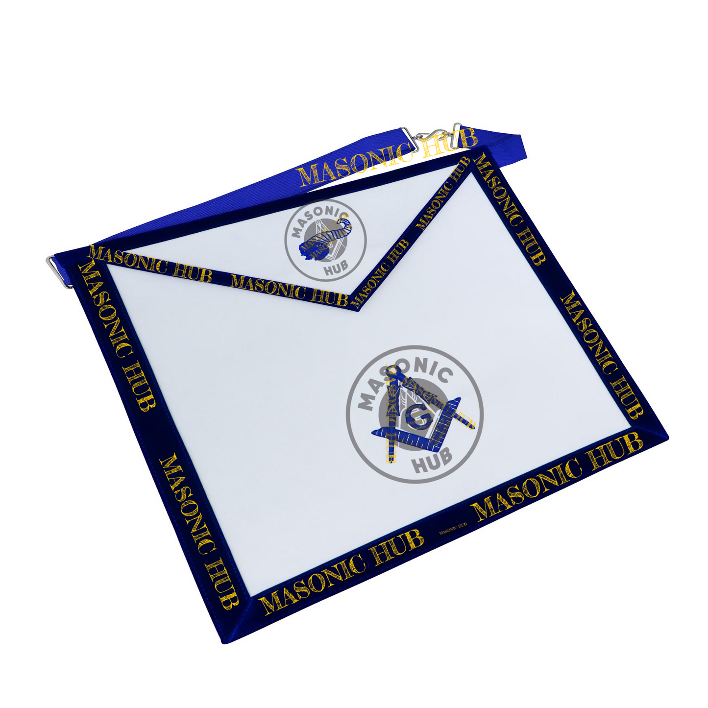 Freemason Senior Steward Apron – Texas Regulation Blue Lodge Officer Apron