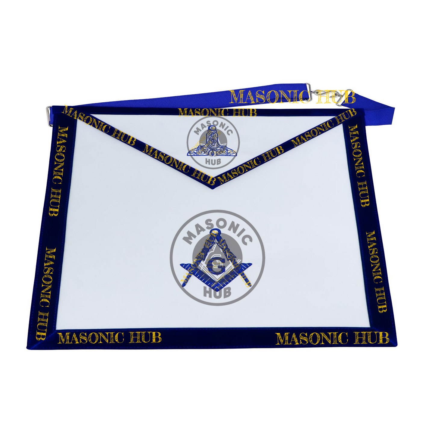 Freemason Senior Warden Apron – Texas Regulation Blue Lodge Officer Apron