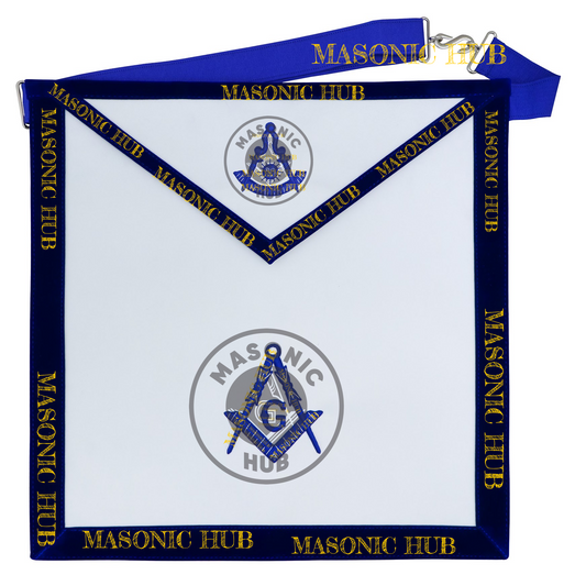 Freemason Senior Deacon Apron – Texas Regulation Blue Lodge Officer Apron