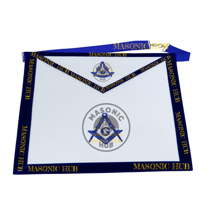 Freemason Senior Deacon Apron – Texas Regulation Blue Lodge Officer Apron