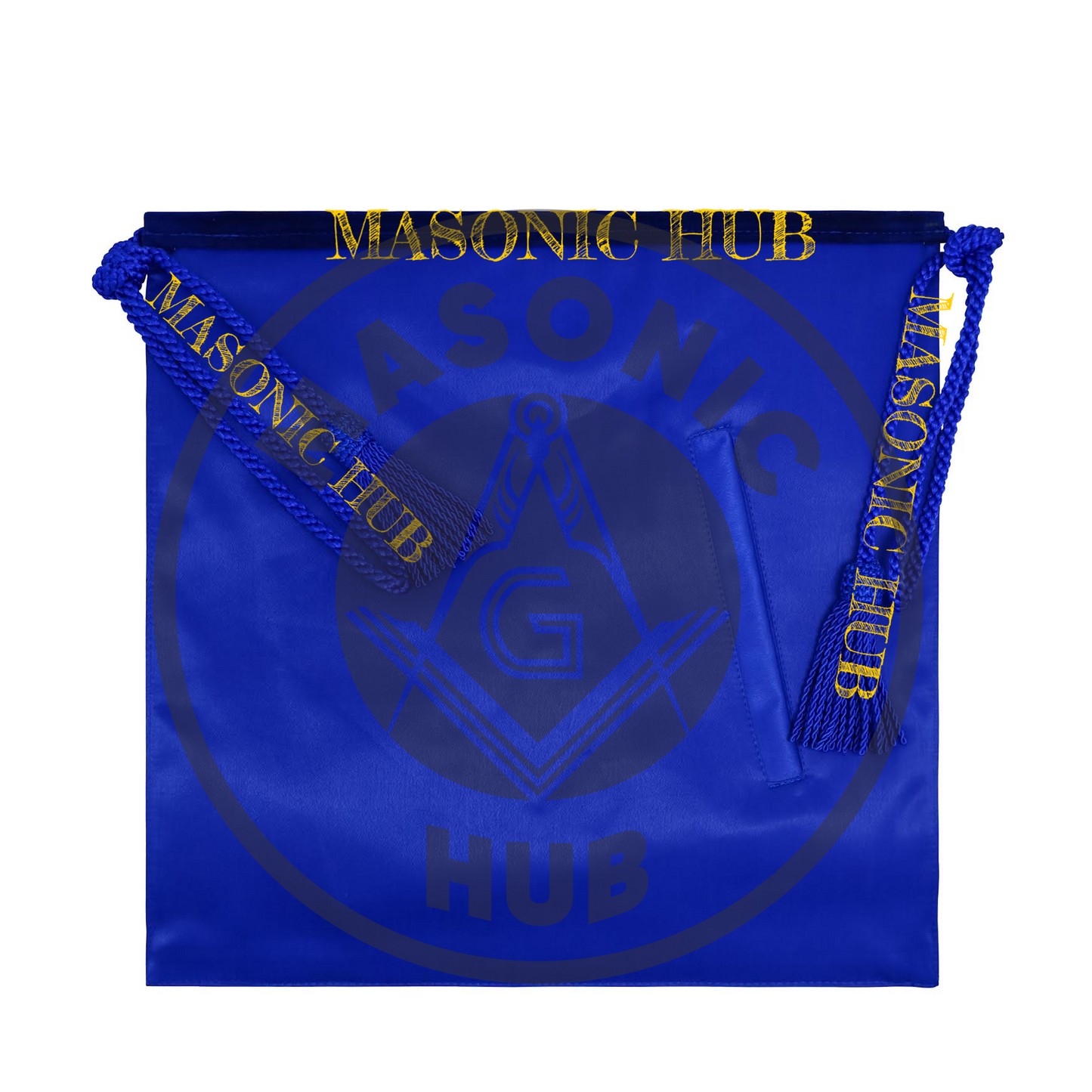 Texas Regulation Masonic Officer Apron Set – Blue Lodge Regalia (11 Pieces)