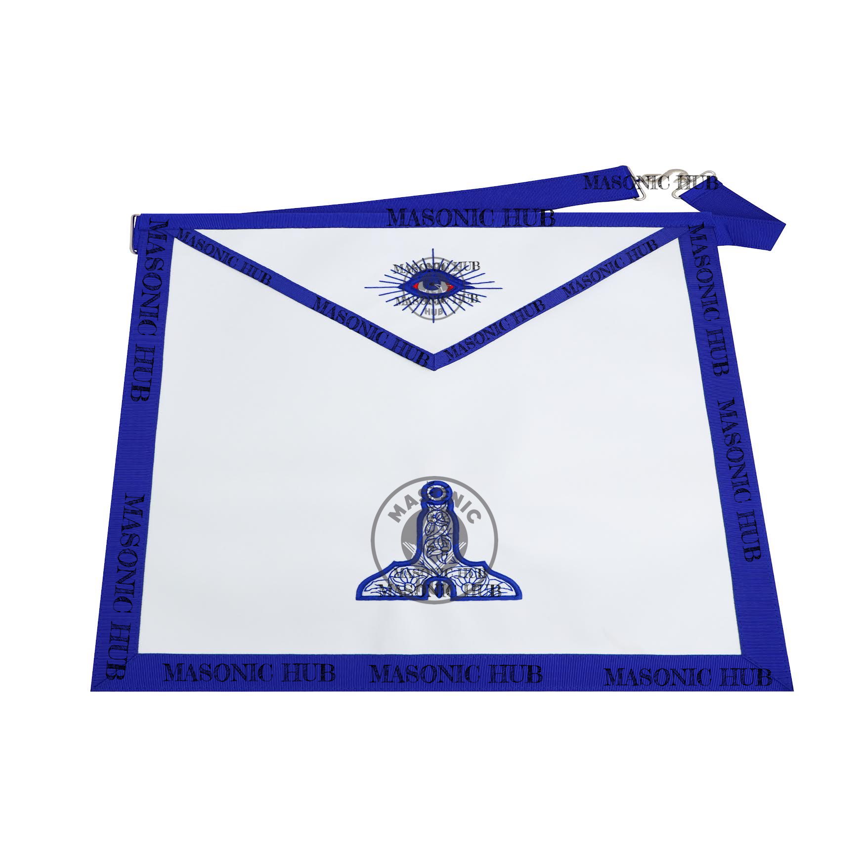 Masonic Senior Warden all seeing eye Apron Texas Regulation Blue Lodge Officer Masonic Hub
