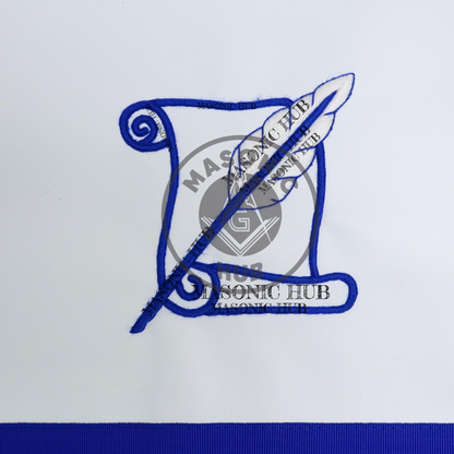Masonic Historian all seeing eye Apron Texas Regulation Blue Lodge Officer